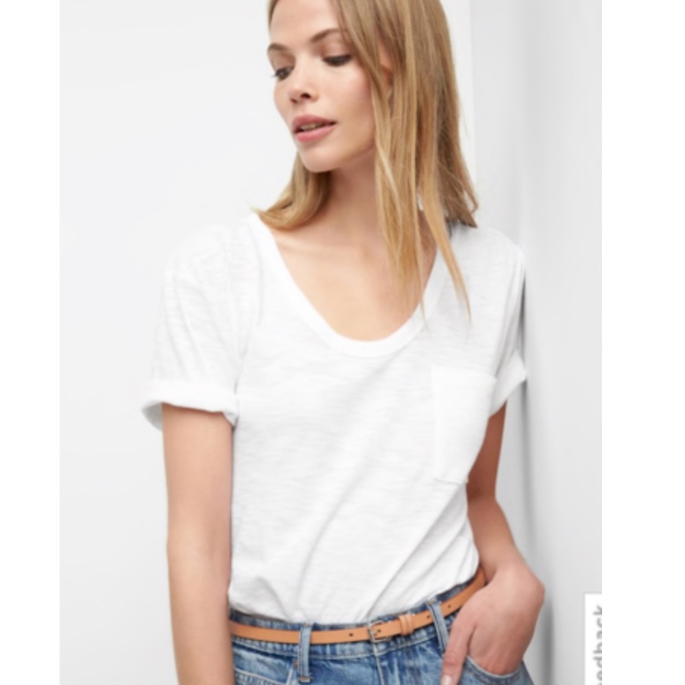 TWO Gap women's Slub Pocket Tee
